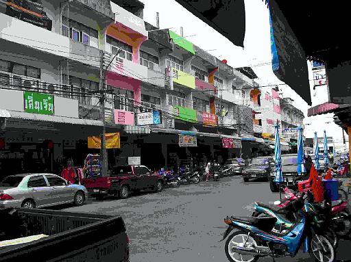 Chumphon 02.jpg - Strassenbild in Chumphon